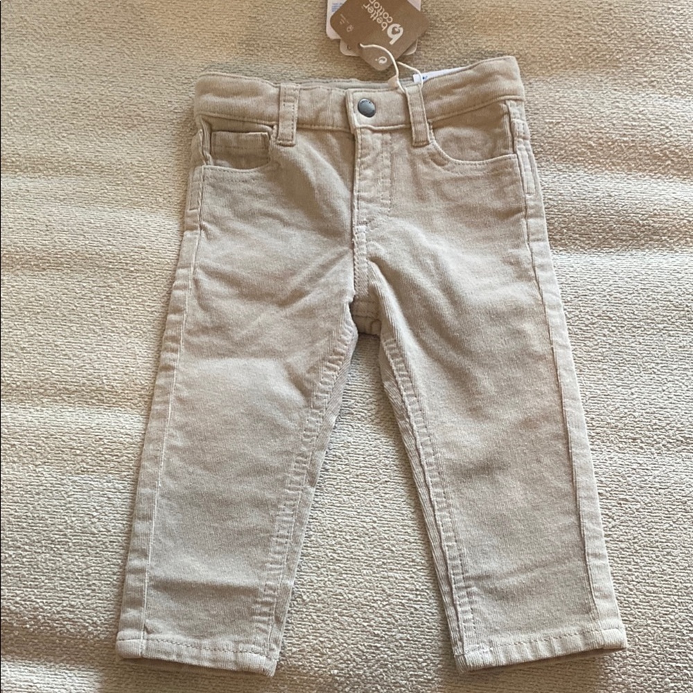 NWT Mayoral Light Beige Boys Corduroy Pants